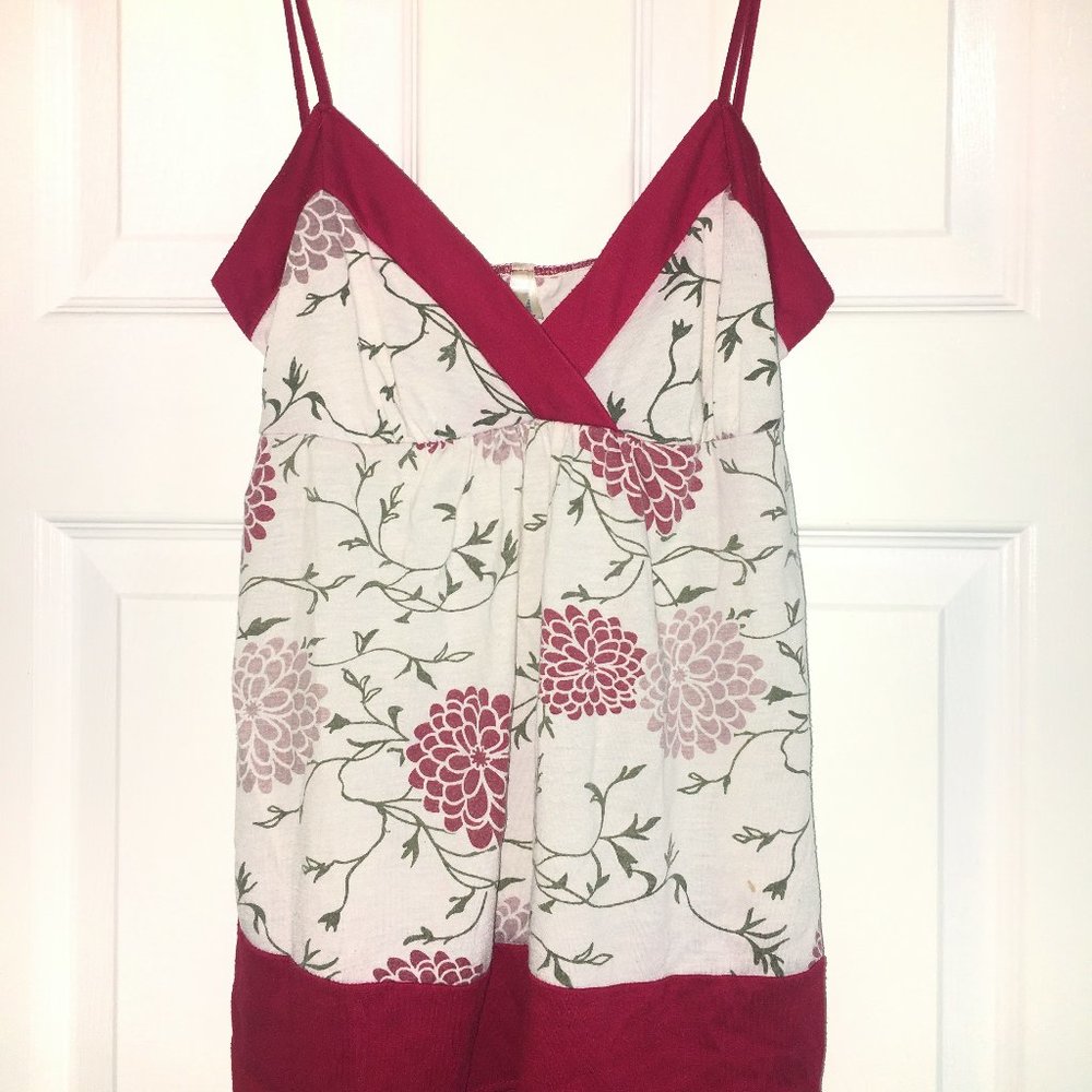 Floral Tank Top Size M